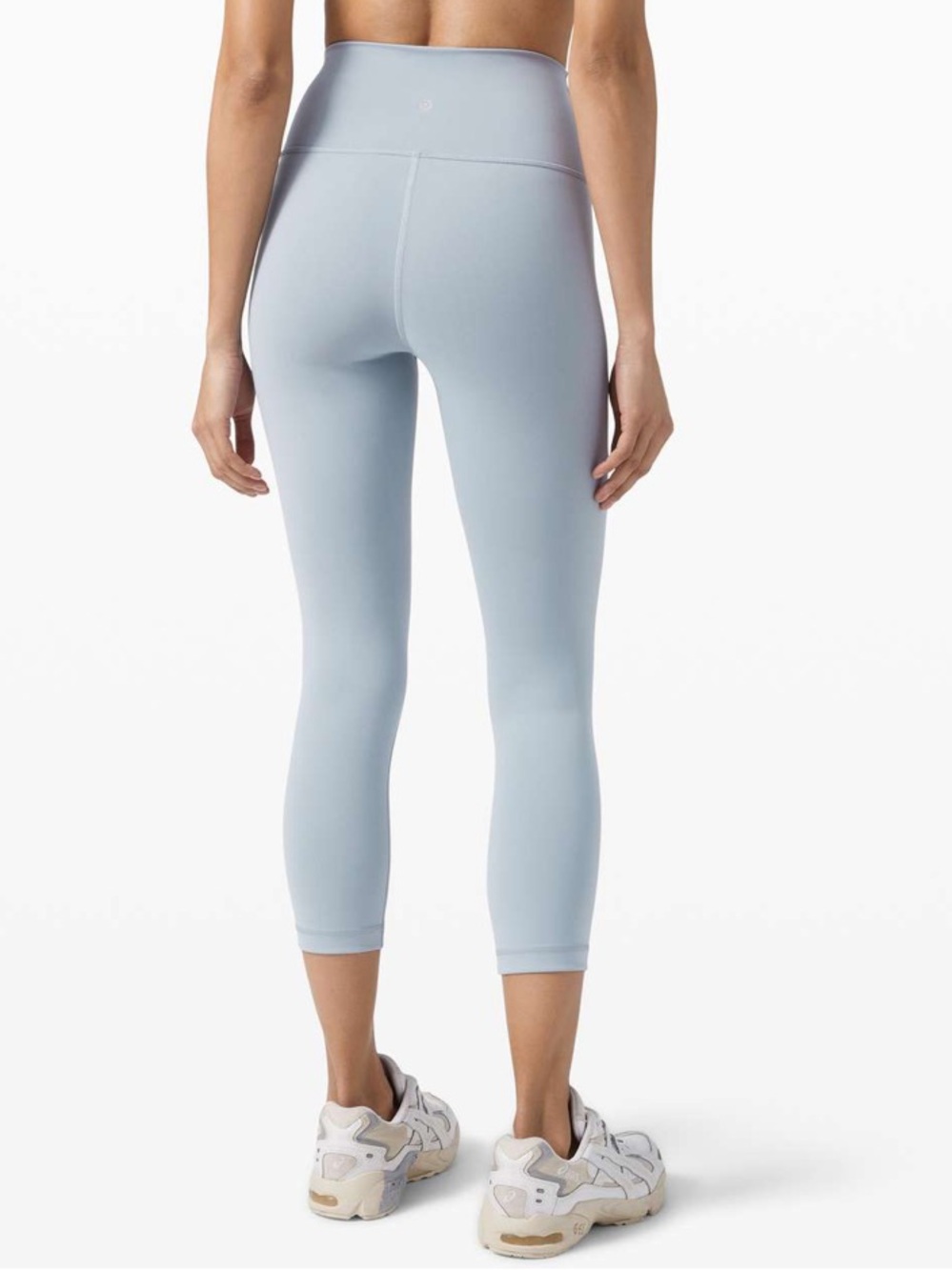 Lululemon Wunder Train High-Rise Crop 21" Chambray Leggings Women’s 10